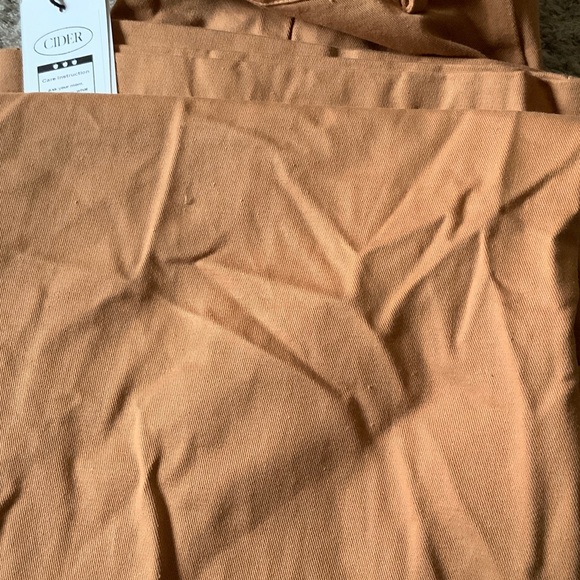 Cider Women's Tan Wide Leg Pants, Size Medium. - Picture 9 of 10